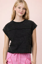 Load image into Gallery viewer, Carefree Mineral Washed Top