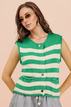 Load image into Gallery viewer, Feelin’ It Striped Top-Multiple Colors Available