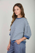 Load image into Gallery viewer, Sutton Dropped Shoulder Striped Top