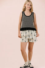 Load image into Gallery viewer, Thanks In Advance Stripe Ruffle Hem Top