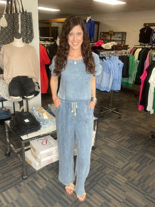 Share The Love Chambray Top-Matching Pants Available