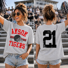Load image into Gallery viewer, Custom Football Graphic Tee WITH NUMBER *Pre-Order*