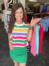 Load image into Gallery viewer, Natural Beauty Colorful Sweater Vest With Side Ties