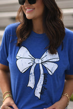 Load image into Gallery viewer, Game Day Bow Tee-Multiple Colors Available