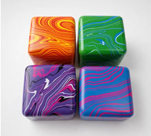 Load image into Gallery viewer, Marble Swirl Cube Squishy-Multiple Colors Available