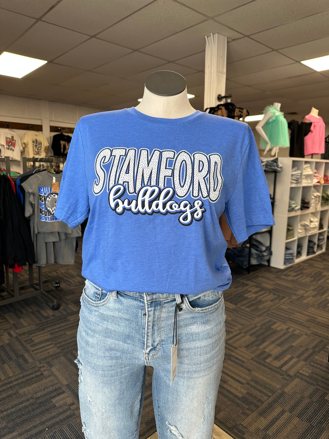 Spotted Stamford Bulldogs Graphic Tee