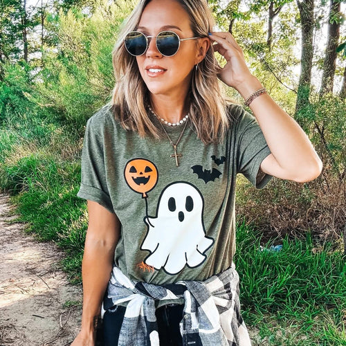 Ghost Balloon Graphic Tee *Pre-Order*