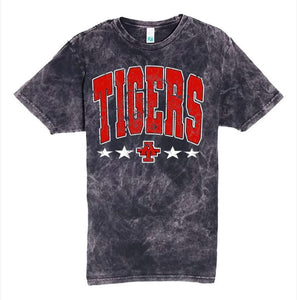 Anson Tigers Acid Wash Graphic Tee