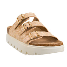 Load image into Gallery viewer, Corkys Threes Company Raffia Sandals