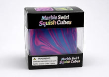 Load image into Gallery viewer, Marble Swirl Cube Squishy-Multiple Colors Available