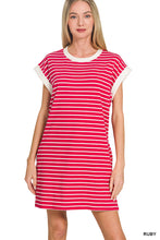 Load image into Gallery viewer, Out For The Day Striped Dress-Multiple Colors Available