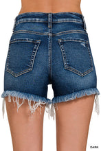 Load image into Gallery viewer, Wait A Minute Denim Shorts-2 colors Available