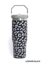 Load image into Gallery viewer, 30 Oz. Printed Stainless Steel Flip Straw Tumbler