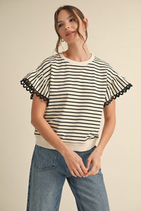 Give It A Go Striped Top