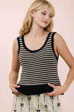 Load image into Gallery viewer, Thanks In Advance Stripe Ruffle Hem Top