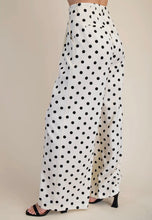 Load image into Gallery viewer, Spot On Pleated High Waisted Wide Leg Polka Dot Pants