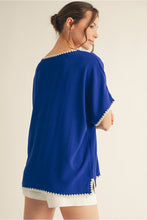 Load image into Gallery viewer, Adore You Top with Stitch Accents