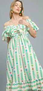 Kissed By Petals Maxi Dress