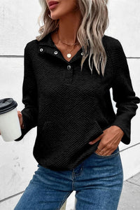 Easy Must Have Textured Pullover-2 Colors Available