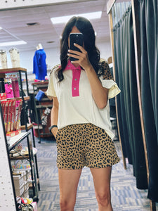 Chase The Wild Leopard Shorts
