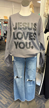 Load image into Gallery viewer, Jesus Loves You Sweatshirt