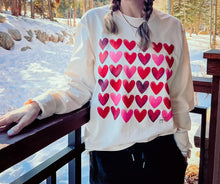 Load image into Gallery viewer, Watercolor Hearts Long Sleeve