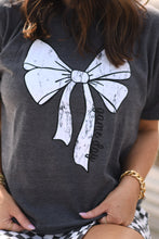 Load image into Gallery viewer, Game Day Bow Tee-Multiple Colors Available