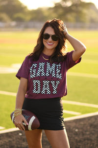 Game Day Checkered-Multiple Colors Available