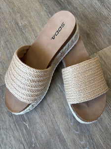 She's A Natural Jute Sandals