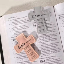 Load image into Gallery viewer, Customizable Magnetic Cross Bookmark *PRE-ORDER*
