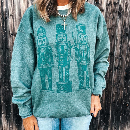 Forest Monochrome Nutcracker Sweatshirt *Pre-Order*