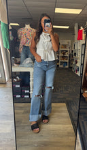 Load image into Gallery viewer, River Sleeveless Self Tie Bow Top