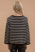 Load image into Gallery viewer, Just Me Striped Sweater