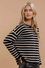 Load image into Gallery viewer, Just Me Striped Sweater