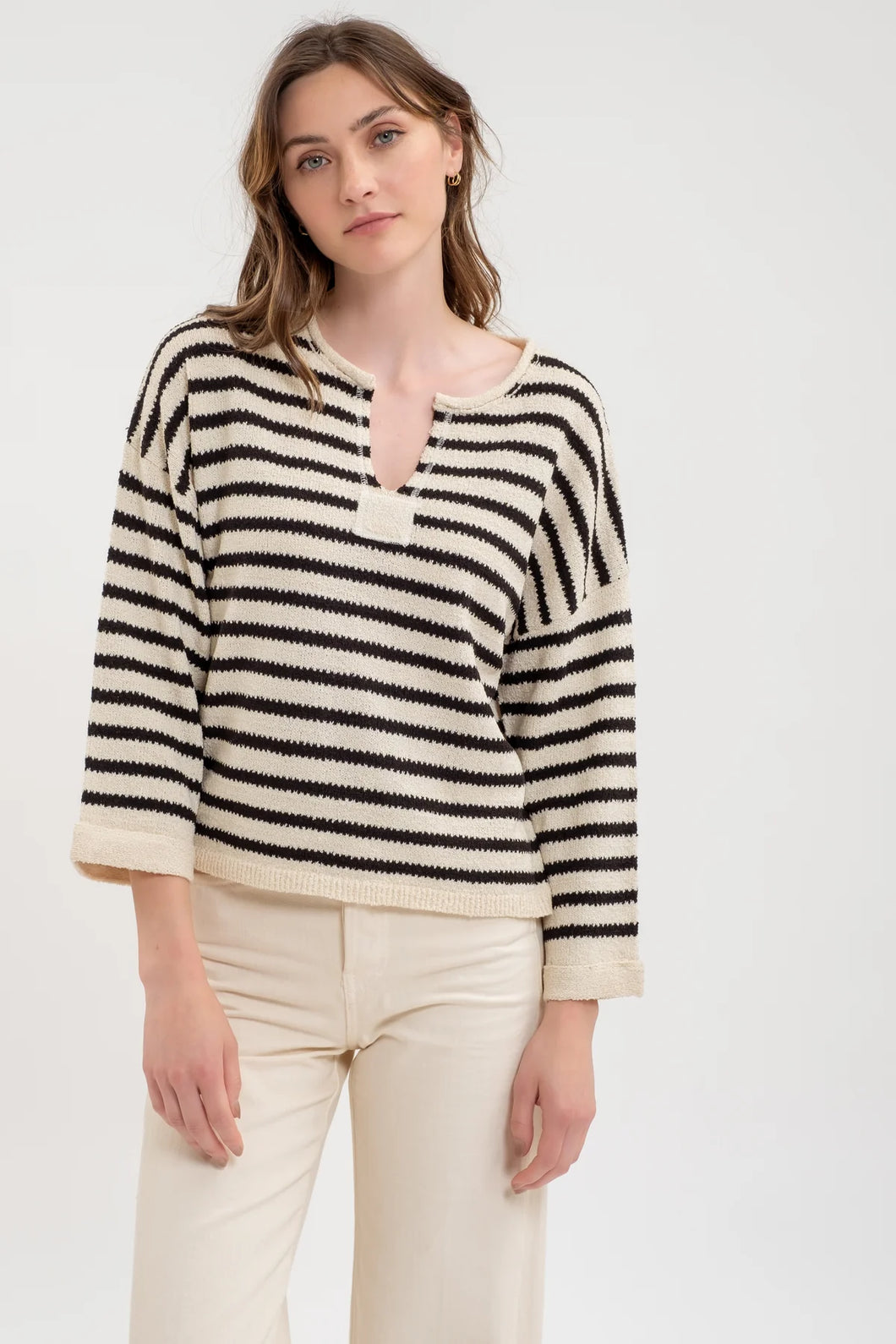 Creating This Life Striped Sweater