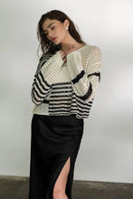 Load image into Gallery viewer, Tell Them All About It Crochet Sweater