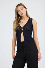 Load image into Gallery viewer, Prep Talk Knit Vest-2 Colors Available