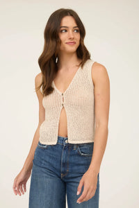 Prep Talk Knit Vest-2 Colors Available