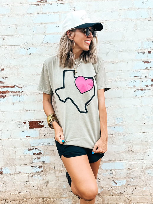 Texas Heart Graphic Tee