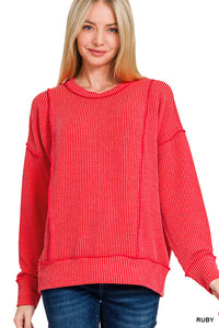 *Deals & Steals* Nothing You Can’t Do Ribbed Long Sleeve-Multiple Colors Available