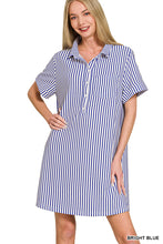 Load image into Gallery viewer, Just For You Striped Dress-Multiple Colors Available