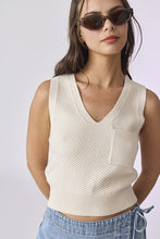 Load image into Gallery viewer, Keigan V-neck Front Pocket Tank