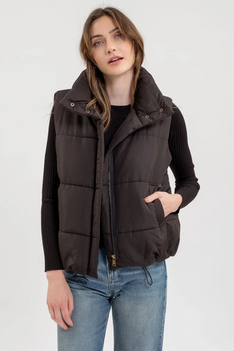 Go Get 'Em Puffer Vest-2 Colors Available