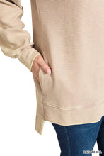Load image into Gallery viewer, Ribbed Radiance Hi-Low Pullover