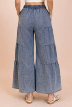 Load image into Gallery viewer, In The Flow Wide Leg Dark Wash Pants