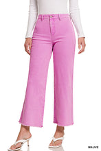 Load image into Gallery viewer, Making Promises Frayed Hem Wide Leg Pants-Multiple Colors Available
