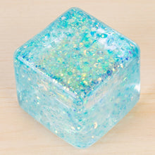 Load image into Gallery viewer, Glitter Cube Squishy