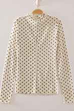 Load image into Gallery viewer, Sheer Polka Dots Long Sleeve