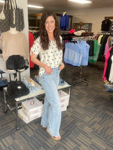 Look At You Cuffed Risen Jeans