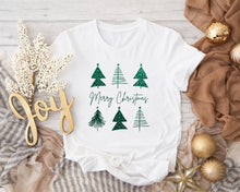 Load image into Gallery viewer, *Deals &amp; Steals* Merry Christmas Trees Graphic Tee